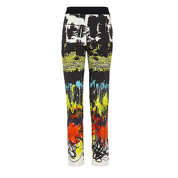 Cedric Charlier Printed Straight Leg Cotton Pants - Picture 4 of 10